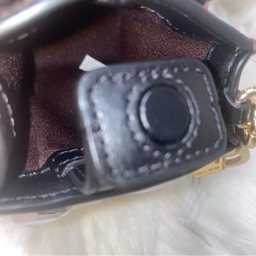 Coach North/South Mini Tote Bag Charm - Picture 5 of 10